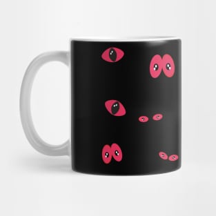 Red spooky eyes Mug